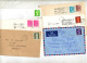 Lot 105 Lettre + 15 Devant Ou Fragment Flamme Cachet Sur Reine à Voir - Postmark Collection