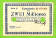 ALLEMAGNE / LEIPZIG / ZWEI MILLIONEN/  N° 07849 / 18 AOÛT 1923 / SERIE B - [11] Local Banknote Issues