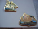 Lot De 4 Pin's De Voiliers, Le Lougre De L'Odet. Corentin 92 Quimper - Boats