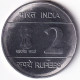 INDIA COIN LOT 84, 2 RUPEES 2009, LOUIS BRAILLE, HYDERABAD MINT, AUNC - Inde