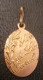 Pendentif Médaille Religieuse Plaqué Or Début XXe "Notre-Dame De La Garde - Marseille" Religious Medal - Godsdienst & Esoterisme