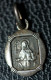 Pendentif Médaille Religieuse Annees 30 Argent 800 "Sainte Odile, Patronne De L'Alsace" Religious Medal - Religión & Esoterismo