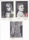 Carte Maximum Pays-Bas 1958 Peinture Painting Portraits D'enfant 5 Cartes - Maximumkaarten