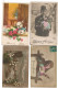 Delcampe - Album Ancien Dans Son Jus Lot 1028 Cpa Fantaisie Des Années 1910 - 500 Karten Min.