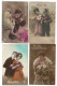 Delcampe - Album Ancien Dans Son Jus Lot 1028 Cpa Fantaisie Des Années 1910 - 500 Postcards Min.