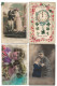 Delcampe - Album Ancien Dans Son Jus Lot 1028 Cpa Fantaisie Des Années 1910 - 500 Postkaarten Min.