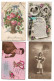 Delcampe - Album Ancien Dans Son Jus Lot 1028 Cpa Fantaisie Des Années 1910 - 500 Postcards Min.