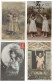 Delcampe - Album Ancien Dans Son Jus Lot 1028 Cpa Fantaisie Des Années 1910 - 500 CP Min.