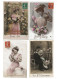 Delcampe - Album Ancien Dans Son Jus Lot 1028 Cpa Fantaisie Des Années 1910 - 500 Cartoline Min.