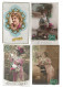 Delcampe - Album Ancien Dans Son Jus Lot 1028 Cpa Fantaisie Des Années 1910 - 500 Postales Min.