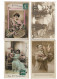 Delcampe - Album Ancien Dans Son Jus Lot 1028 Cpa Fantaisie Des Années 1910 - 500 CP Min.