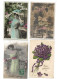 Delcampe - Album Ancien Dans Son Jus Lot 1028 Cpa Fantaisie Des Années 1910 - 500 Postcards Min.