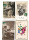 Delcampe - Album Ancien Dans Son Jus Lot 1028 Cpa Fantaisie Des Années 1910 - 500 CP Min.
