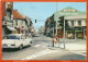 DK127_ *   FREDERIKSHAVN KRYDSET Ved HAVNGADE * OLD MERCEDES In SHOPPING STREET * SENT 1970 1970 - Denmark