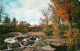 73130752 Thetford_Center Old Covered Bridge Waterfall Automn - Altri & Non Classificati