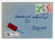 1965. YUGOSLAVIA,CROATIA,ZAGREB EXPRESS RECORDED COVER TO BELGRADE,TPO 10 ZAGREB - BEOGRAD - Briefe U. Dokumente