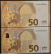 50 Euro 2° Serie Italia  S003 G3 - SC7022202312/2321  FDS/UNC  Draghi - 50 Euro