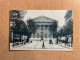 CPA Animée Paris Église Madeleine Vue Rue Tronchet - Dos Non Divisé - Andere Monumenten, Gebouwen