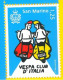 SAN MARINO 2024 Emissione Congiunta San Marino-Italia - Vespa Club D’Italia - Morocycle 1 Valore Singolo - Unused Stamps