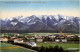 Villach/Kärnten - Villach, Mit Den Karawanken (von St. Leonhard Aus) - Villach