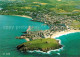 73123199 St Ives Cornwall Fliegeraufnahme Mit Hafen Strand  - Other & Unclassified