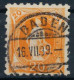 SCHWEIZ STEHENDE HELVETIA Nr 58XB Zentrisch Gestempelt X6AA4BE - Used Stamps