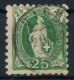 SCHWEIZ STEHENDE HELVETIA Nr 59XB Zentrisch Gestempelt X6AA4D2 - Used Stamps