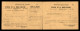 55 - VERDUN - MINISTERE DU TRAVAIL - CARTE REPONSE AU BUREAU DE MAIN-D'OEUVRE, 3 AVENUE GARIBALDI - FORMAT 26.5 X 9.5 CM - Verdun