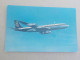 CPSM -  AU PLUS RAPIDE - AVION BOEING 707 320 - CARTE OLYMPIC AIRWAYS   -  VOYAGEE   TIMBREE 1989 - FORMAT CPA - Autres & Non Classés
