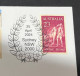 24-4-2024 (2 Z 52) Australia ANZAC 2024 - Special Cover Postmarked 25 April 2024 (Red Poppies & Nurse) - Militaria