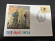 24-4-2024 (2 Z 52 A) Australia ANZAC 2024 - Special Cover Postmarked 25 April 2024 (Red Cross & Nurse) - Militares