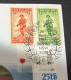 24-4-2024 (2 Z 52 A) Australia ANZAC 2024 - Special Cover Postmarked 25 April 2024 (NZ + OZ ANZAC Stamps) - Militares