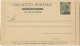 REGNO D'ITALIA B23 - 1927 BIGLIETTO POSTALE TIPO 'PROVVISORIO' DA C. 25 SU C. 30 V.E.III VOLTO A SINISTRA – NUOVO - Stamped Stationery