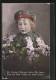 AK Kleiner Soldat Mit Blumen, Kinder Kriegspropaganda  - Weltkrieg 1914-18