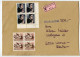 Germany, West 1980 Insured V-Label Cover; Karlsruhe To Worms-Abenheim; Mix Of Stamps - Storia Postale