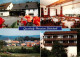 73932316 Pegnitz Gasthof Pension Stoeckel Gastraum Panorama - Pegnitz