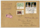 Germany, West 1980 Insured V-Label Cover; Wiesbaden To Worms-Abenheim; Mix Of Stamps - Storia Postale