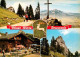 73932133 Lenggries Toelzer Huette Brauneck Gipfelkreuz Panorama Alpen - Lenggries