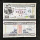 China Banknote Collection ，Hong Kong Cruise Sailboat Fluorescent Commemorative Coupon，UNC - Cina