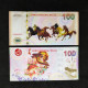 China Banknote Collection ，Longma Spirit Fluorescent Commemorative Note，UNC - Cina