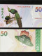 China Banknote Collection,National Color Heavenly Fragrance Peacock Fluorescent Commemorative Note，UNC - Chine