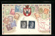 AK Briefmarken Aus Montenegro  - Francobolli (rappresentazioni)