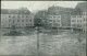 Ansichtskarte Nürnberg Hochwasserkatastrophe Hauptmarkt 1909 - Nuernberg