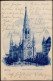 Charlottenburg-Berlin Kaiser-Wilhelm-Gedächtniskirche - Blaudruck 1899 - Charlottenburg