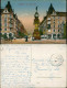 Frankfurt Am Main Kaiserstraße Strasse Partie Mit Denkmal, Häuser Reihe 1924 - Frankfurt A. Main