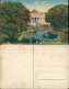 Wiesbaden Kurhaus Mit Blumengarten, Park, Teich, Springbrunnen 1910 - Wiesbaden