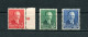 Lithuania 1934 Mi. 391-393 Sc 283-285 President Antanas Smetona MNH** - Lithuania