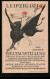 AK Leipzig, Weltausstellung Buchgewerbe Und Die Graphischen Künste 1914, Mythologische Figur Auf Greif  - Exposiciones