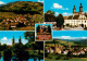 73929336 St_Peter_Schwarzwald Fliegeraufnahme Kirche Wegweiser Kirche Panorama - St. Peter