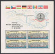 Czechoslovakia 2424a-2425a, MNH. European Danube Commission,1982.Steamer,Bridge, - Unused Stamps